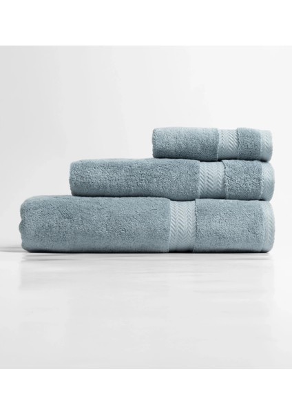Laure Mavi Pamuklu Banyo Havlusu 90 x 150 cm indirimleri