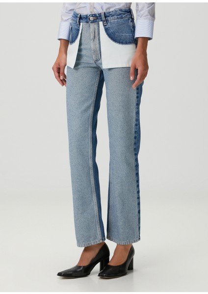 Mavi Straight Leg Jean Pantolon modelleri