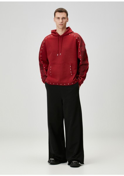Kırmızı Kapüşonlu Sweatshirt fiyatları