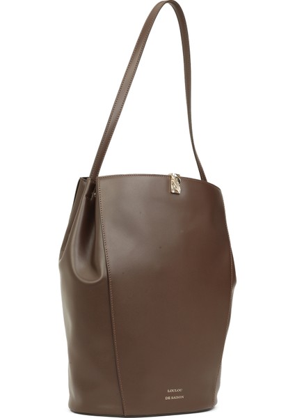 Daya Kahverengi Kadın Deri Çanta modelleri