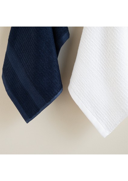 Bract Beyaz/marin Mavi 2'li Mutfak Havlusu 40X60 fiyatları