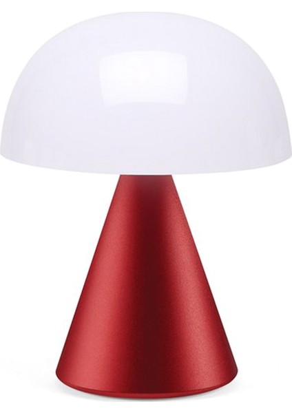 Mina Koyu Kırmızı Büyük Boy LED Masa Lambası