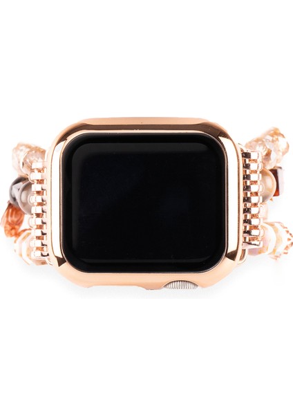 Coral Stretchy 42/49 mm Apple Watch Uyumlu Kadın Akıllı Saat Kordon