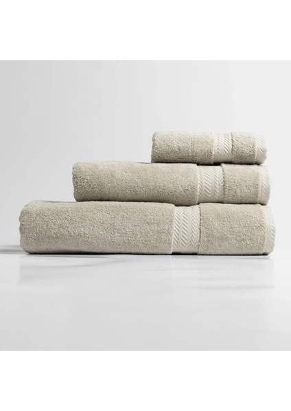 Laure Ekru Pamuklu Banyo Havlusu 90 x 150 cm indirimleri