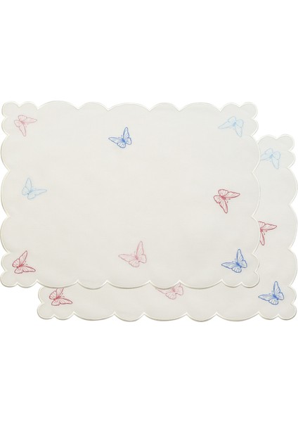 Butterfly Keten 2'li Amerikan Servis 35X50 cm fiyatları