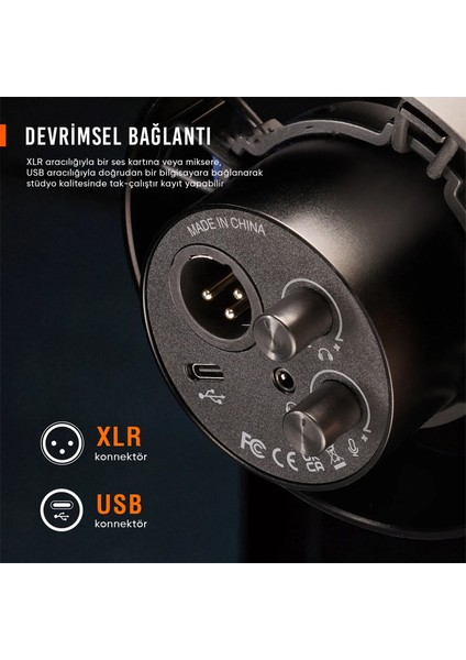 K688 USB Xlr Dinamik Yayıncı Youtuber Bilgisayar Oyuncu Stüdyo Mikrofonu modelleri