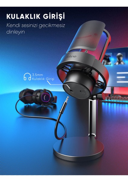 Ampligame A8 USB Rgb Mikrofon modelleri