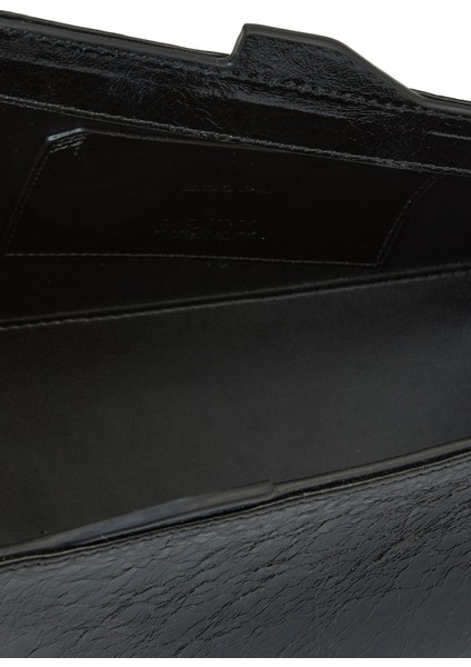 8 30 Siyah Kadın Deri El Portföyü fırsatları