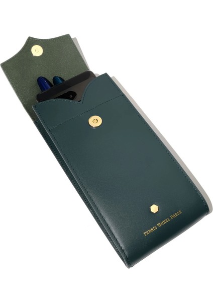 The Pendant Purse Yeşil Deri Kadın Omuz Çantası fırsatları