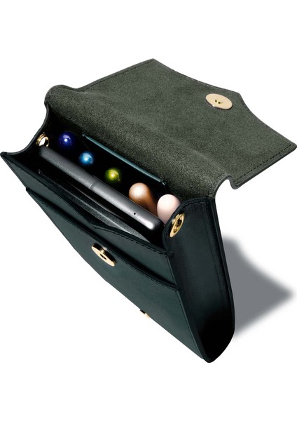 The Pendant Purse Yeşil Deri Kadın Omuz Çantası indirimleri