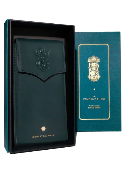 The Pendant Purse Yeşil Deri Kadın Omuz Çantası