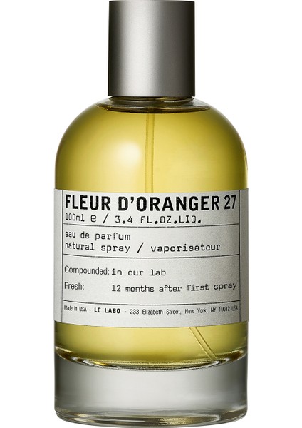 Fleur D'oranger 27 - Eau De Parfum