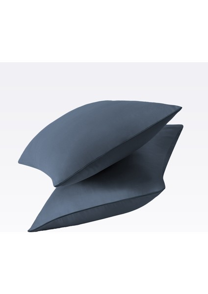 Indigo Beyaz Pamuk Saten Çift Kişilik Nevresim Takımı 200X220 cm indirimleri