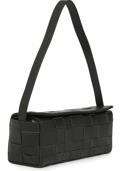 Woven East Siyah Kadın Deri Çanta modelleri