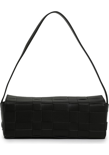 Woven East Siyah Kadın Deri Çanta fırsatları