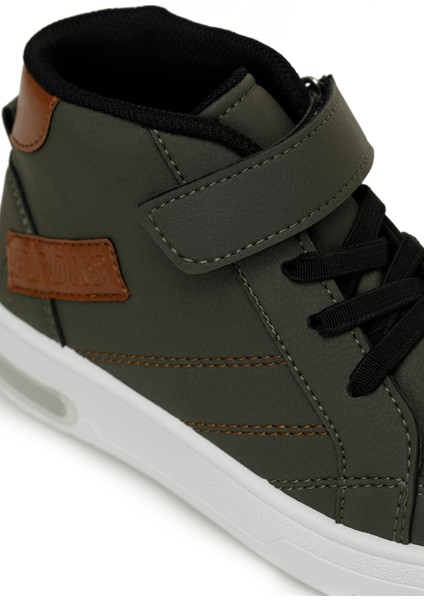 Books P 4pr Haki Erkek Çocuk High Sneaker