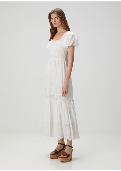 Norma Beyaz Maksi Elbise fiyatları