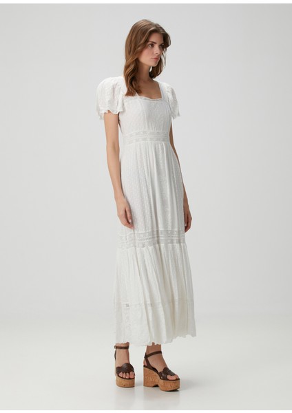Norma Beyaz Maksi Elbise modelleri
