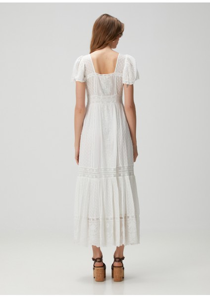 Norma Beyaz Maksi Elbise fırsatları