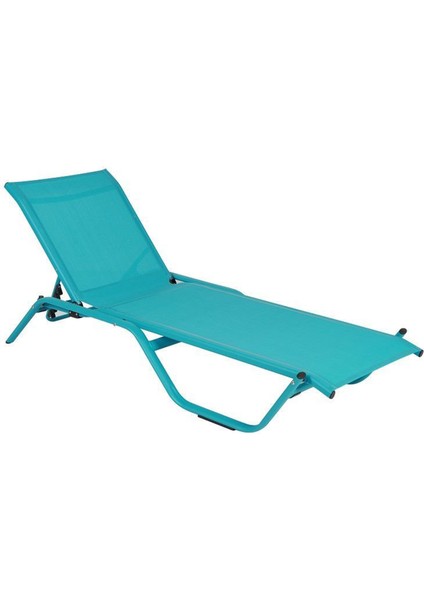 Rhodes Mavi Alüminyum Kolsuz Şezlong