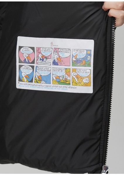 Mauzun Siyah Puffer Mont