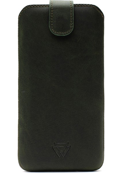 Pull Up iPhone 16 Pro Max / 16 Plus Forest Deri Telefon Kılıfı