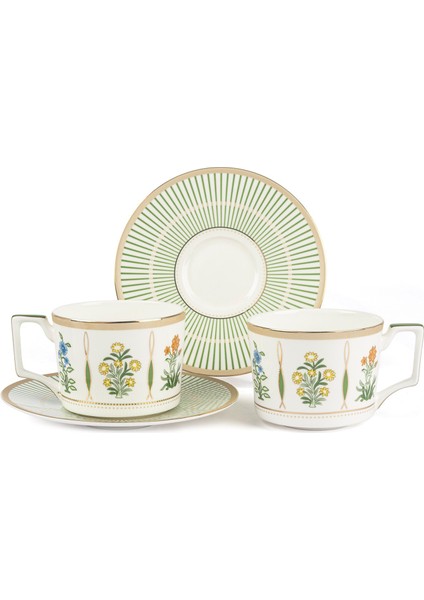 Morris Garden Porselen 2'li Çay Fincanı Seti