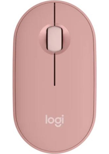 M350S Pebble 2 Pembe Sessiz Kompakt Kablosuz Mouse 910-007014