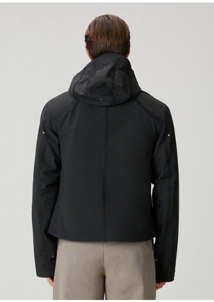 Siyah Kapüşonlu Mont fırsatları