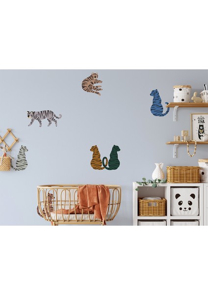 Tigers Çocuk Odası Duvar Kağıdı 100 x 100 cm fiyatları
