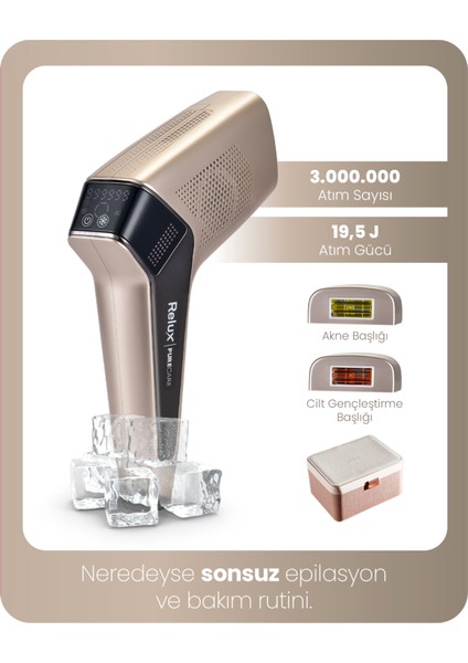 IPL9850 Purecare 3.000.000 Atımlı Buz Lazer Epilasyon Cihazı fiyatları