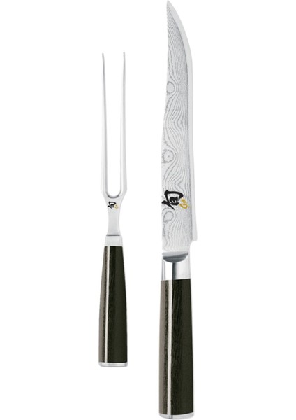 Shun Classic Oyma Bıçağı ve Çatalı Seti