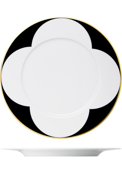 My China Ca D'oro Porselen Pasta Tabağı 23 cm