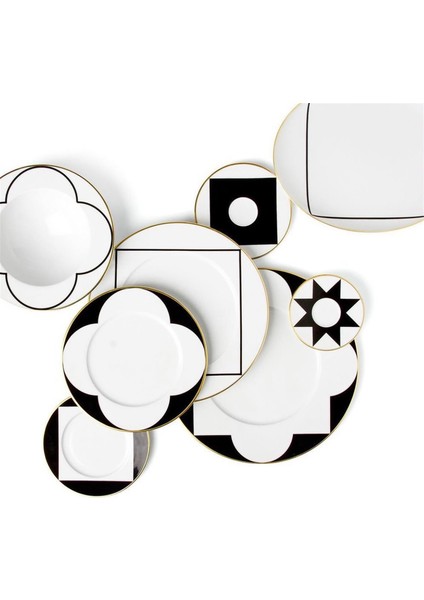 My China Ca D'oro Porselen Pasta Tabağı 23 cm modelleri