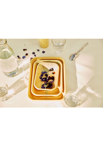 Flow Fest Sarı Emaye Meze Tabağı 16 cm modelleri