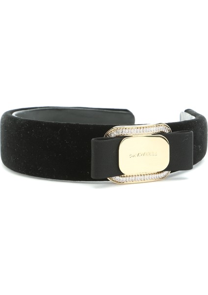 Siyah Fiyonk Detaylı Kadın Kadife Taç fiyatları