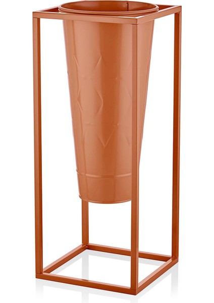 Prizma Terracota Vazo ve Saksı 70X30 cm