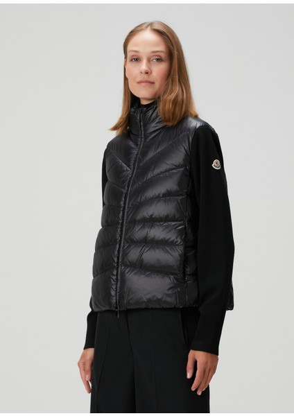 Siyah Dolgulu Yün Ceket modelleri