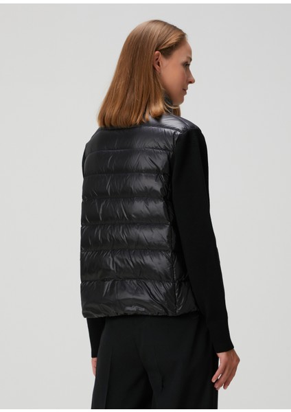 Siyah Dolgulu Yün Ceket fırsatları