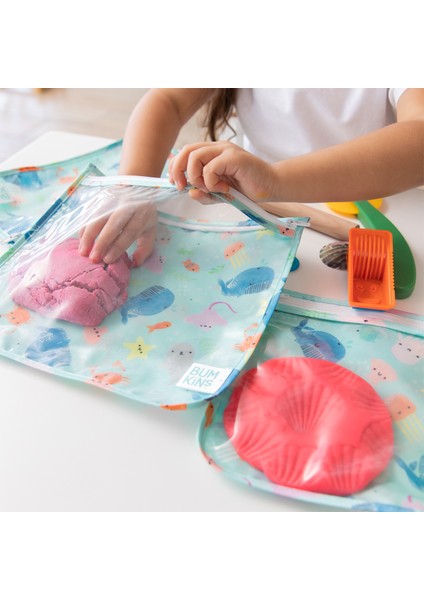 Ocean Life Şeffaf 3'lü Bebek Seyahat Çantası Organizer indirimleri