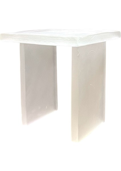 Tt Şeffaf Cam Yan Sehpa