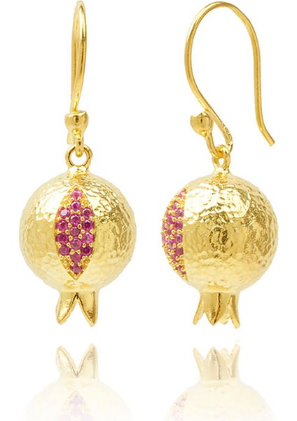 Pomona 925 Ayar Gümüş Üzeri 22 Ayar Altın Kaplama Kadın Küpe fiyatları