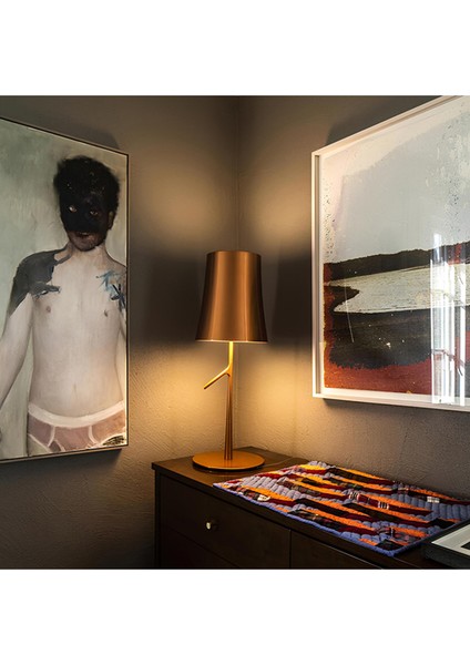 Foscarini Birdie Büyük Boy Bakır Masa Lambası modelleri