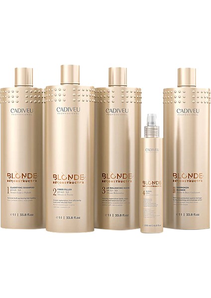 Blonde Reconstructor Profesyonel Onarıcı 5'li Saç Bakım Seti