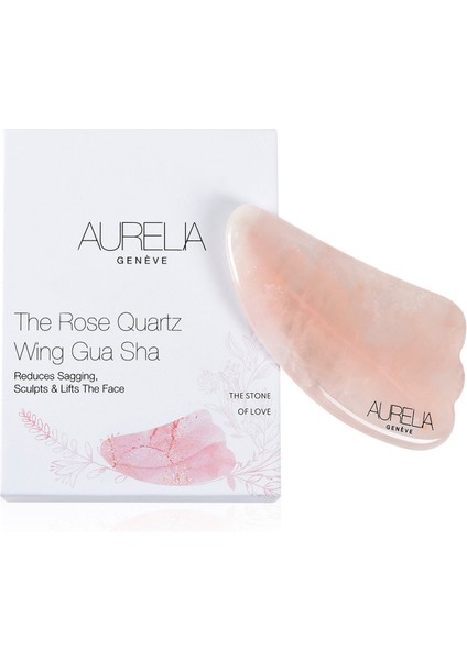 Rose Quartz Wing Gua Sha Taşı fırsatları