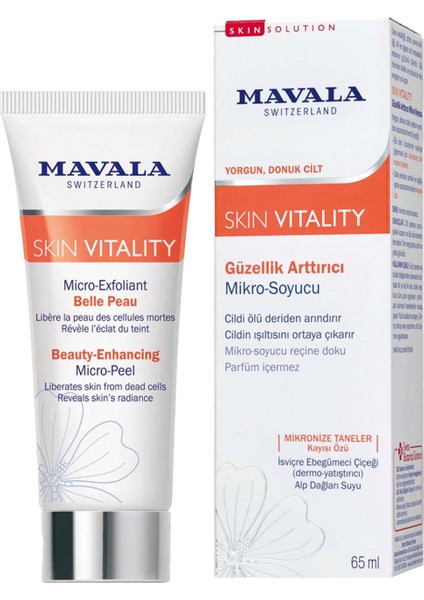 Skin Vitality Güzellik Arttırıcı Mikro Soyucu Peeling 65 ml