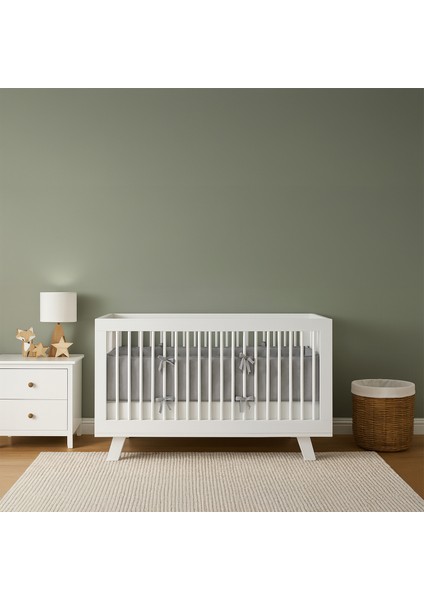 Gri Bumper Pamuklu Beşik Yan Koruma 60 x 120 cm modelleri