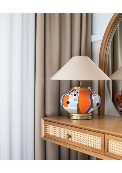 Coral El Yapımı Seramik Abajur fiyatları