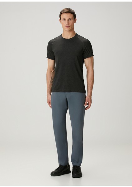 Classic Fit Abc Gri Pantolon