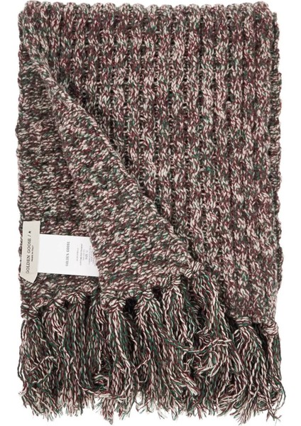 Haki Beyaz Örgü Dokulu Kadın Yün Şal fiyatları